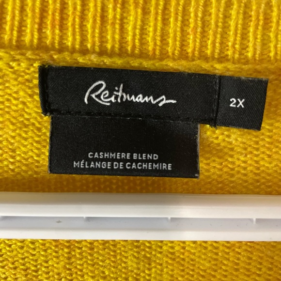 Reitmans cashmere blend scoop neck sweater tunic length size 2X - Picture 4 of 4